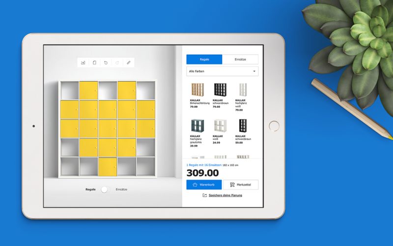IKEA 3D Shelf Configurator