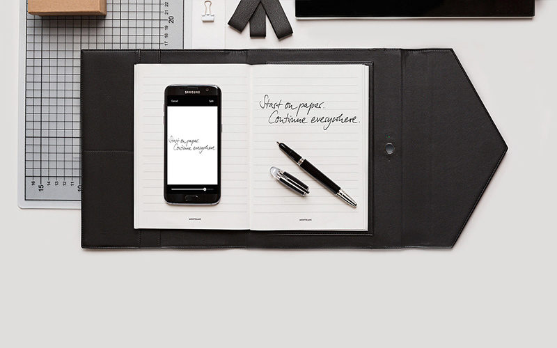 Montblanc Augmented Paper Hub App