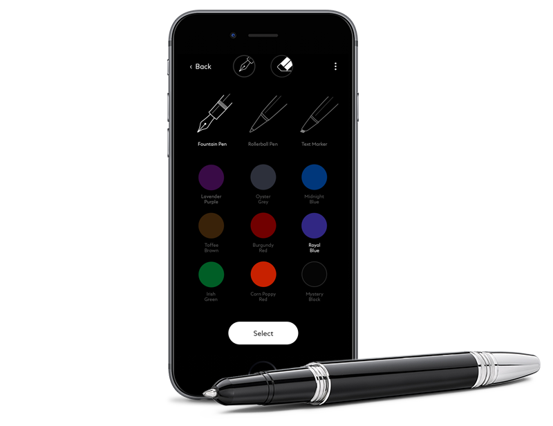 Montblanc Hub App Augmented Paper