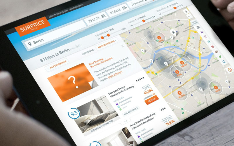 Surprice Hotels Travel E-Commerce