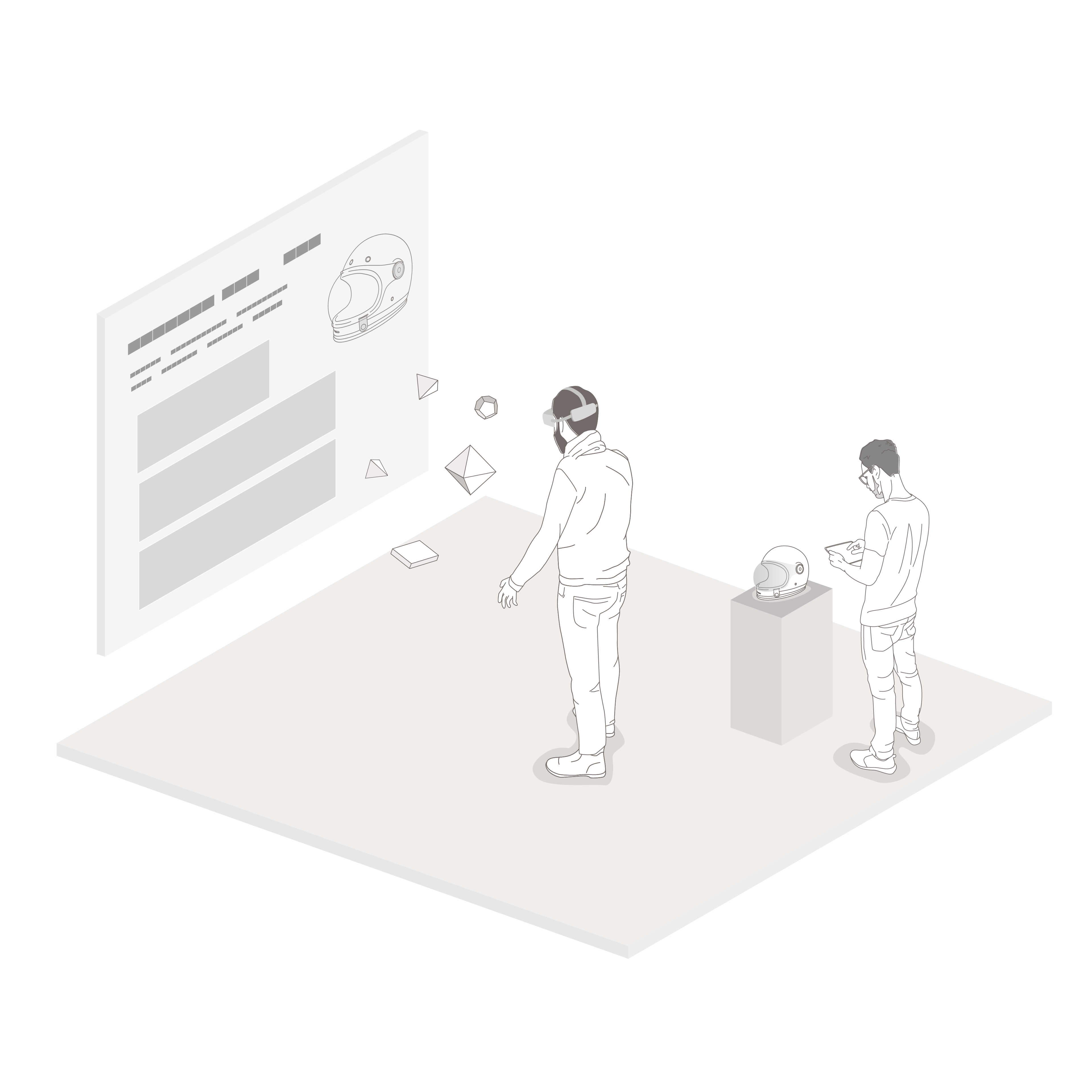 Dmdrn Service Illustration Showroom